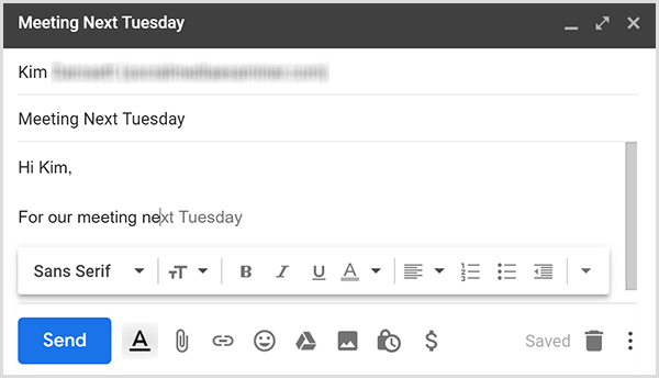 Gmail Smart Compose používá prediktivní text, který vám pomůže rychle psát e-maily.