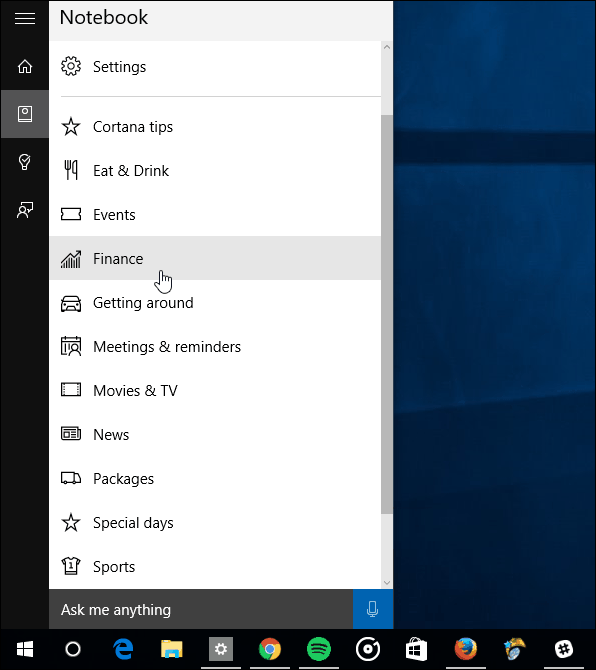 Jak spravovat informační karty Cortana v systému Windows 10