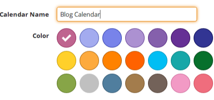 barevné možnosti pro kalendáře v divvyhq