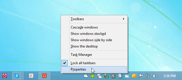 Tip pro aktualizaci systému Windows 8.1: Zastavte zobrazování moderních aplikací na hlavním panelu