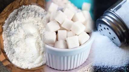 3 zeštíhlující metoda tím, že se vyhýbáte bílým! Jak nechat cukr a sůl?