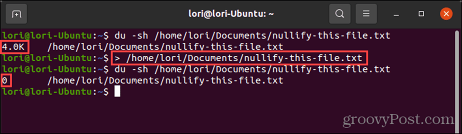 Přesměrování na null v Linuxu