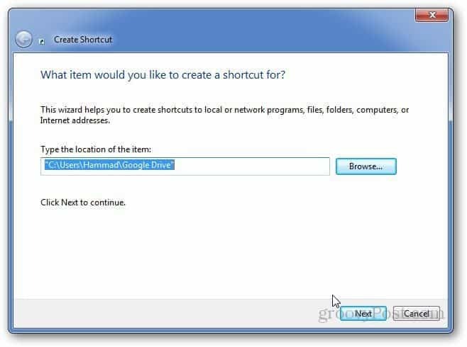 Jak přidat disk Google do nabídky Odeslat do systému Windows
