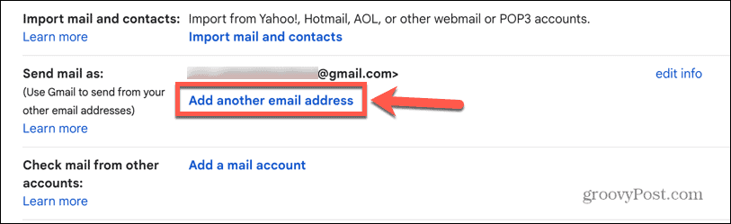 gmail přidat další e-mailovou adresu