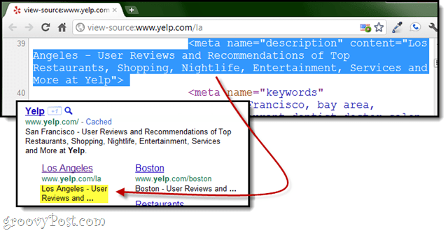 Google Sitelinks 101: Změna textu popisu úryvku odkazu na podstránku