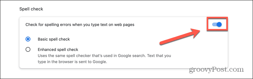 Pokud kontrola pravopisu v Dokumentech Google nefunguje, možná budete muset deaktivovat vestavěnou kontrolu pravopisu v prohlížeči Chrome