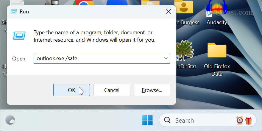 Outlook se v systému Windows neotevře