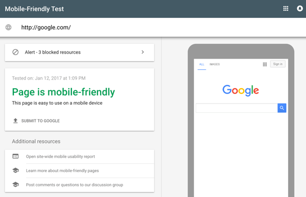 Vyzkoušejte také, jak je váš web vhodný pro mobilní zařízení.