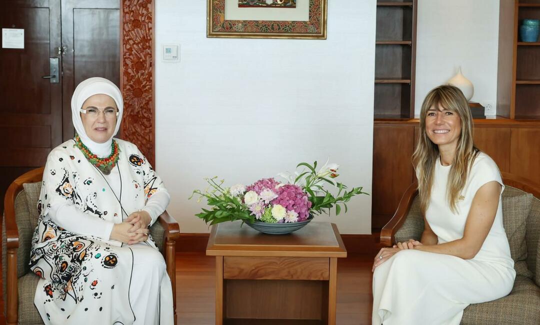 Emine Erdoğan se na Bali setkala s manželkami vůdců