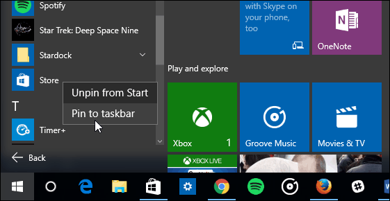 1 Windows 10 Start Menu