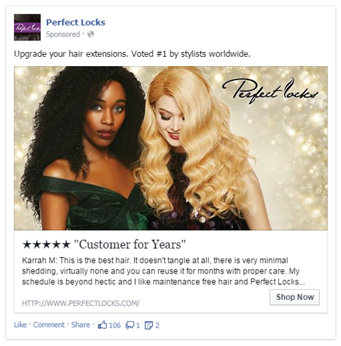 perfektní uzamčení facebookové reklamy s uživatelskou recenzí