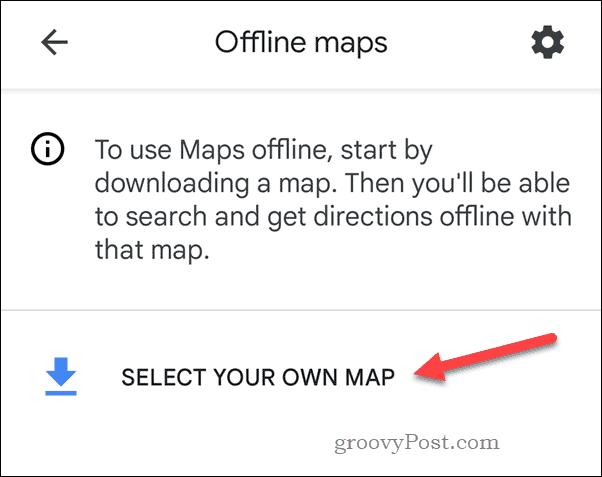 Vytvoření offline mapy Google Maps