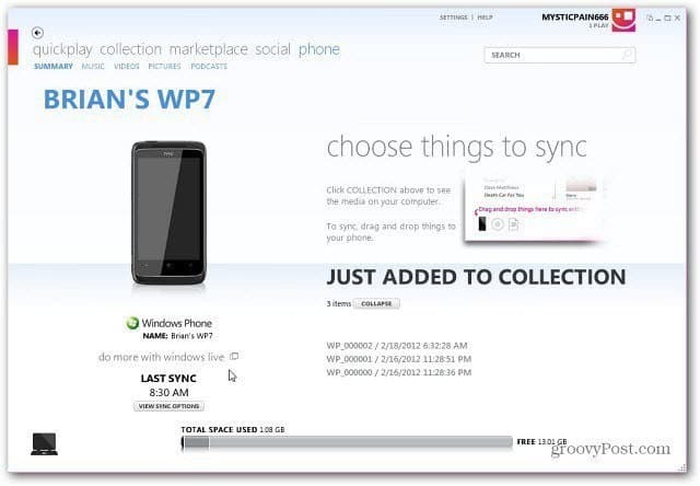 Aktualizujte Windows Phone 7 pomocí softwaru Zune