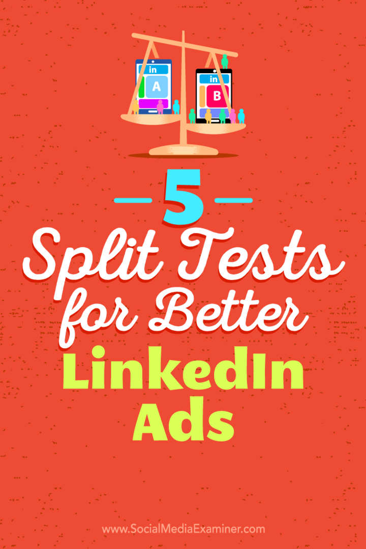 5 dílčích testů pro lepší reklamy na LinkedIn od Alexandry Rynne v průzkumu sociálních médií.