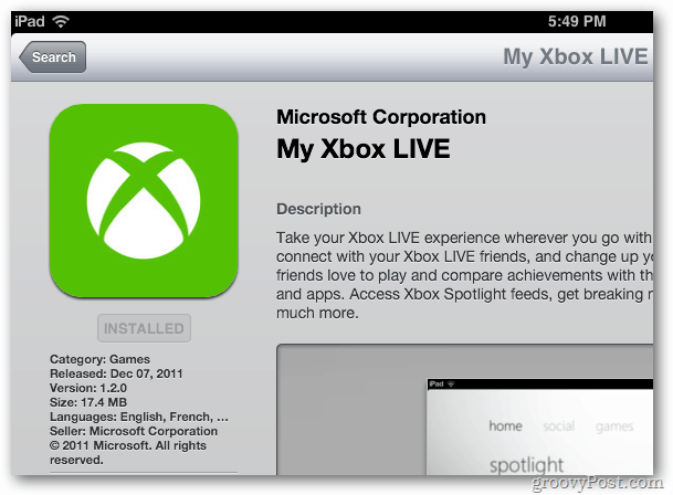 Můj Xbox Live