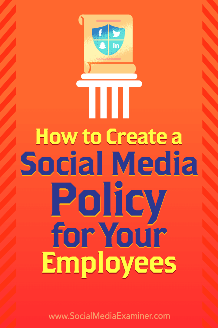 Jak vytvořit zásady sociálních médií pro vaše zaměstnance Larry Alton v průzkumu sociálních médií.