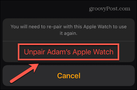Apple Watch potvrzují zrušení spárování