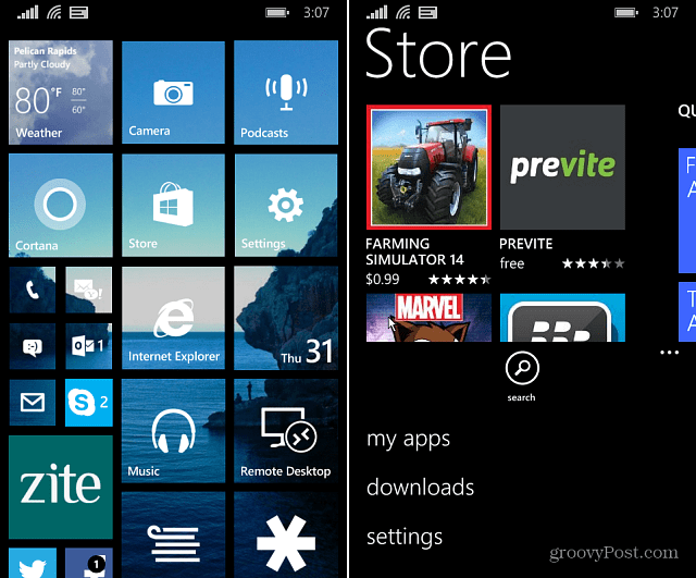 Windows Phone 8.1 Tip: Zkontrolujte aktualizace aplikací ručně