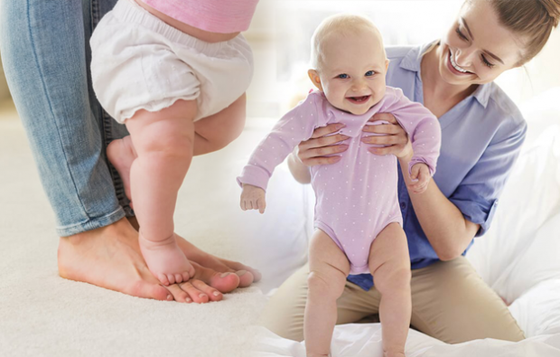 Příznaky chůze u kojenců