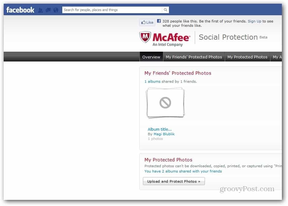 McAffee chrání vaše fotografie na Facebooku