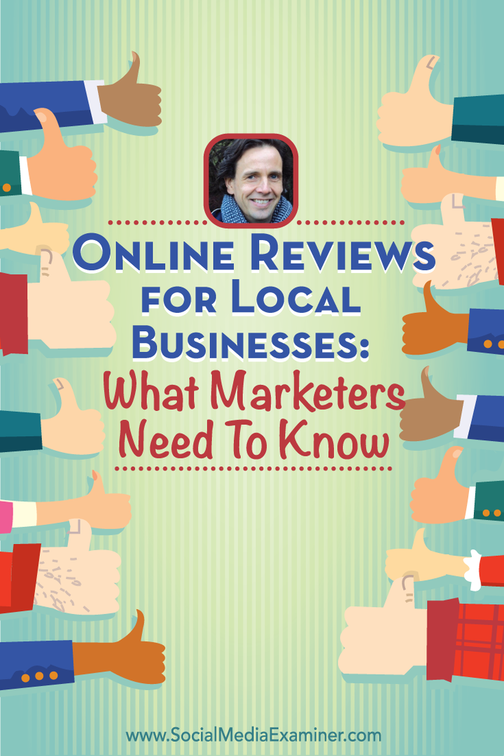 Online recenze pro místní firmy: Co marketingoví pracovníci potřebují vědět: zkoušející sociálních médií