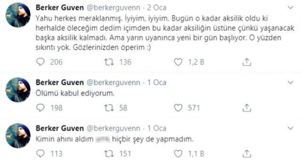Berker Güven měl děsivé okamžiky s poznámkou „Přijímám smrt“