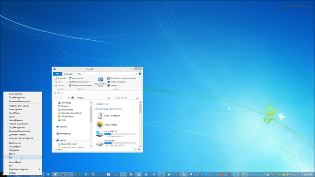 Pozadí plochy systému Windows 8.1