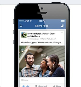 facebook mobilní aplikace