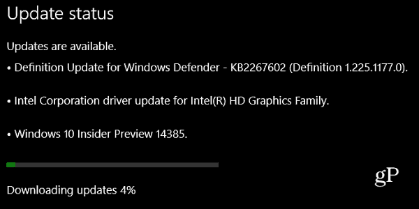 Windows 10 Preview Build 14385 Vydáno pro PC a mobilní telefony