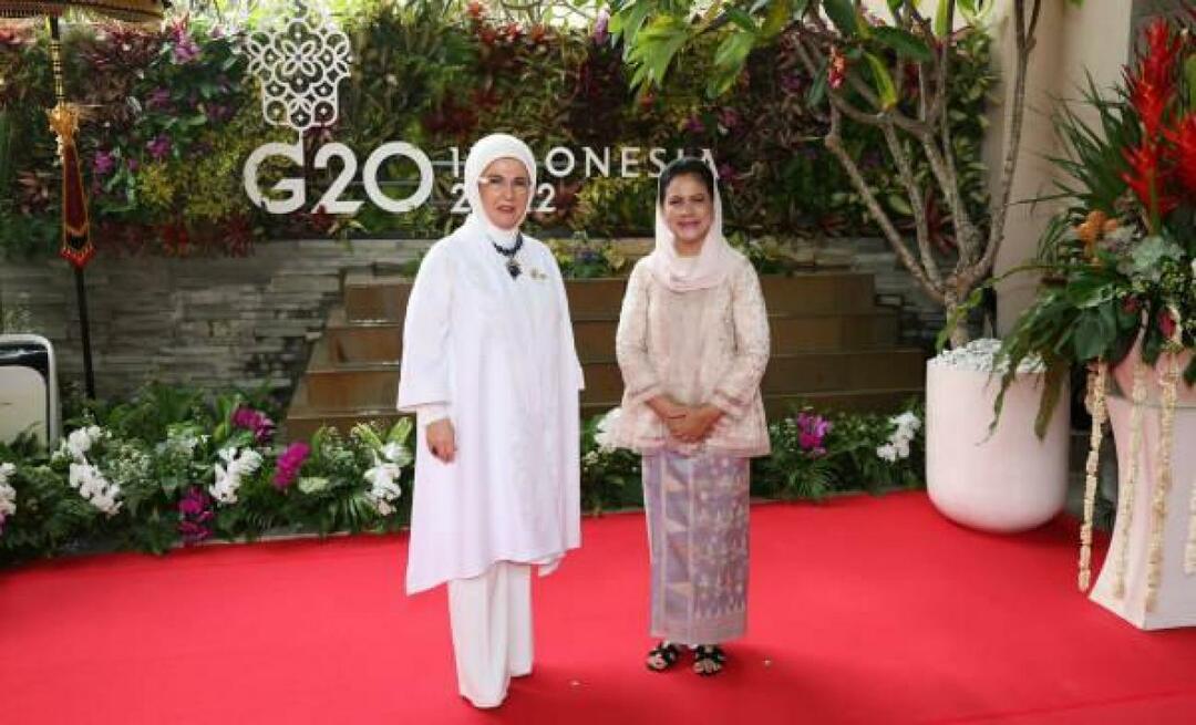 Emine Erdoğan se na summitu G20 setkala s manželkami vedoucích představitelů