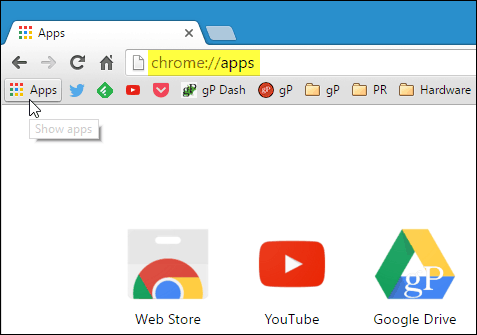 Spusťte aplikace Chrome