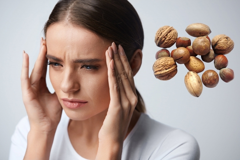 vysoká hladina kortizolu často způsobuje bolest hlavy, při které lze konzumovat potraviny bohaté na omega 3