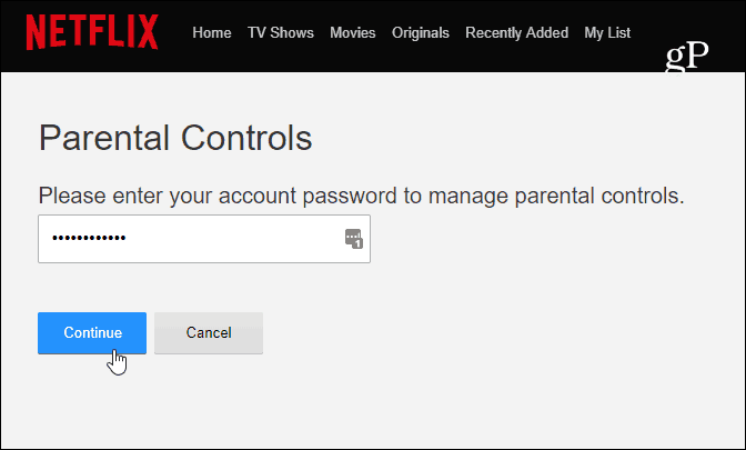 3 Heslo účtu Netflix