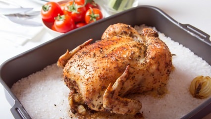 Jak vařit kuře v soli? 