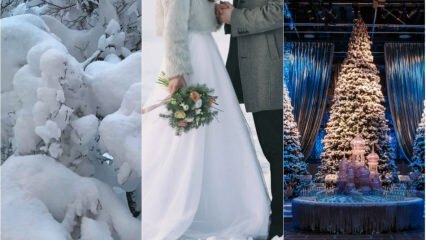 2018-19 Zimní svatební dekorace