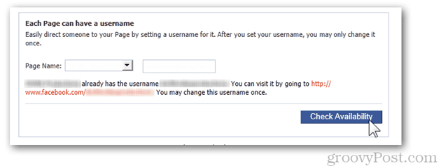 Nastavení facebookové stránky uživatelské jméno změnit uživatelské jméno na každé stránce může mít dostupnost stránky uživatelské jméno