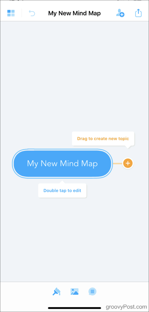 Nová mapa mysli MindMeister