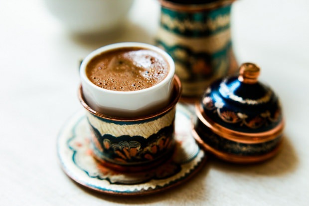 jak připravit tureckou kávu