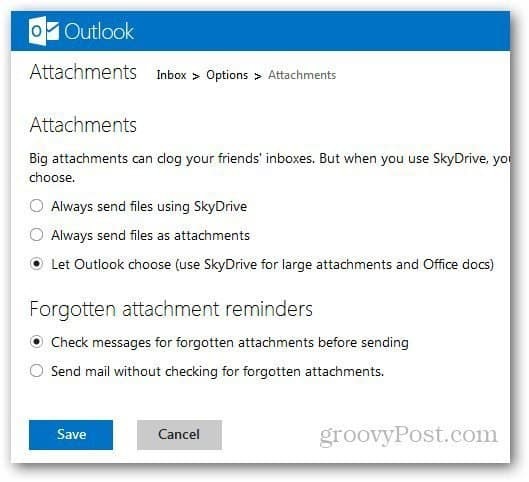 Jak spravovat přílohy v Outlook.com