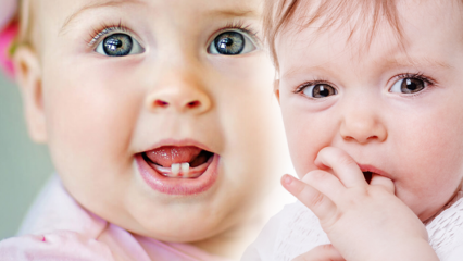 Co je dobré pro kojení u kojenců? Kdy vyjde první zub, jaké jsou příznaky? horečka ...