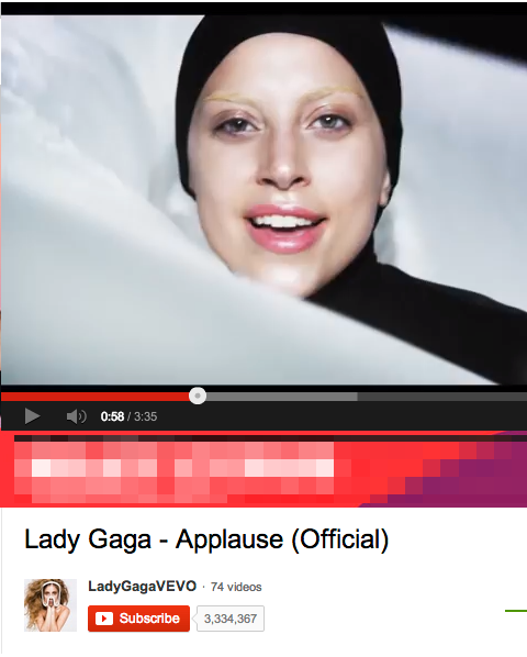 Lady Gaga - potlesk
