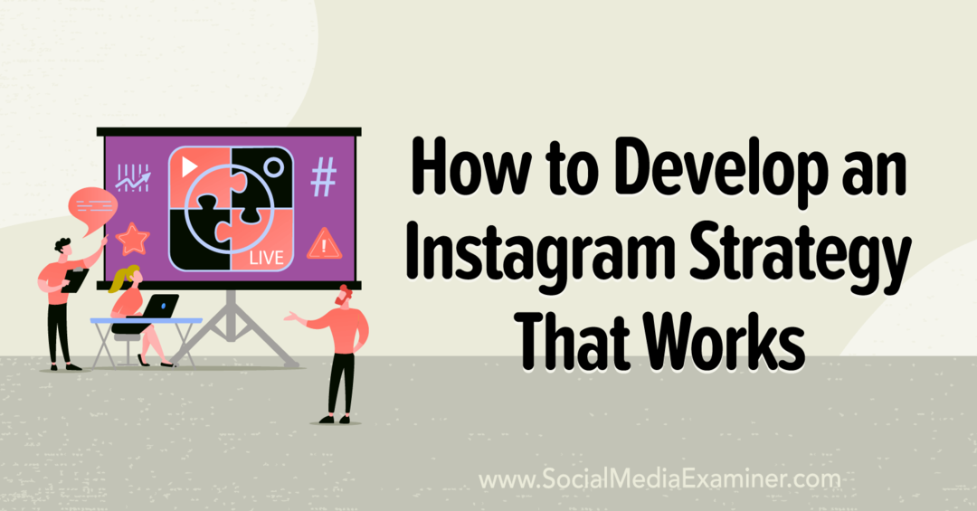 Jak vyvinout fungující strategii Instagramu s postřehy od Millie Adrian z marketingového podcastu na sociálních sítích.