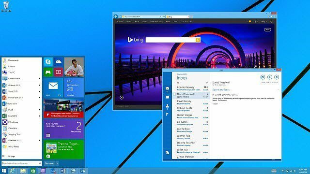 Nabídka Start se vrací zpět do systému Windows 8.1