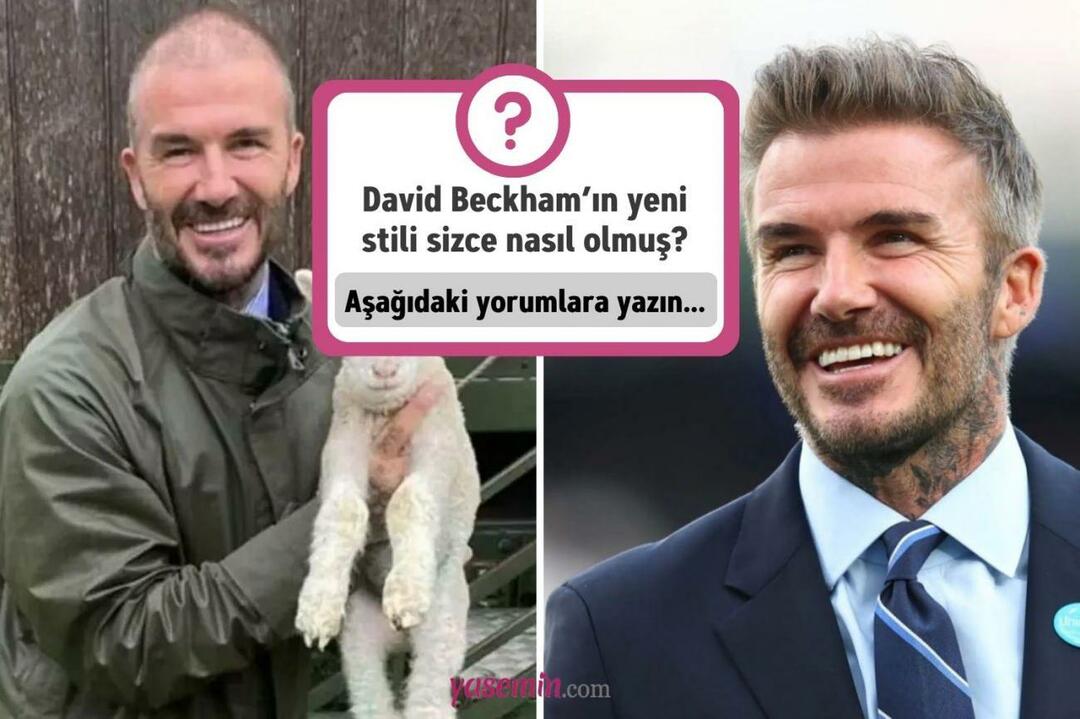 Co si myslíte o proměně Davida Beckhama?
