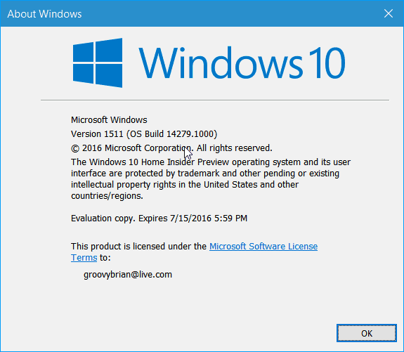 Windows 10 Redstone Build 14279 Vydáno zasvěceným, tady je novinky