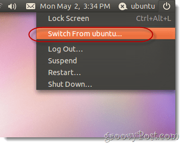 přepnout formulář ubuntu
