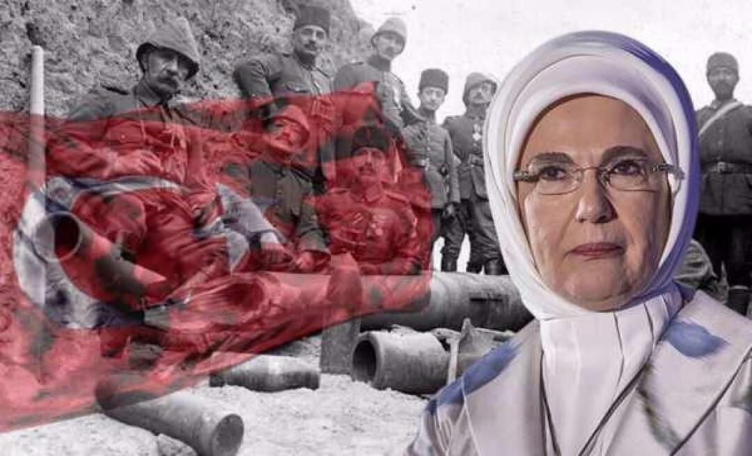 První dáma Erdoğan: Oslava výročí slavného vítězství Çanakkale