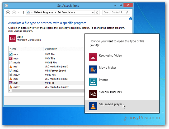 Windows 8: Vytvořte videa a hudební soubory otevřené v programech pro stolní počítače