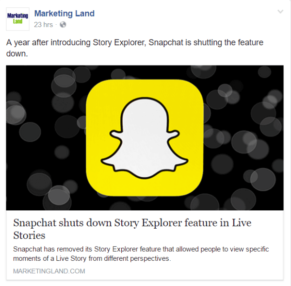 Snapchat vypne funkci Story Explorer v živých příbězích.