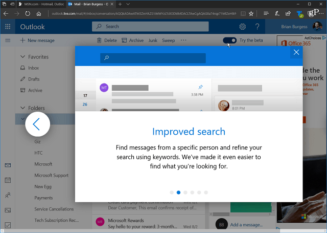 Jak získat přístup k Microsoft Outlook.com Beta právě teď